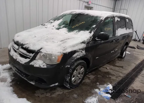 2012 Dodge Grand Caravan Se/Avp z USA, uszkodzony, nr VIN 2C4RDGBG3CR121002
